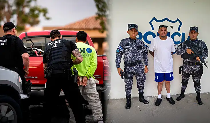 Estados Unidos deporta a presunto líder de la MS-13 buscado por Interpol. Estados Unidos deporta a presunto líder de la MS-13 buscado por Interpol.