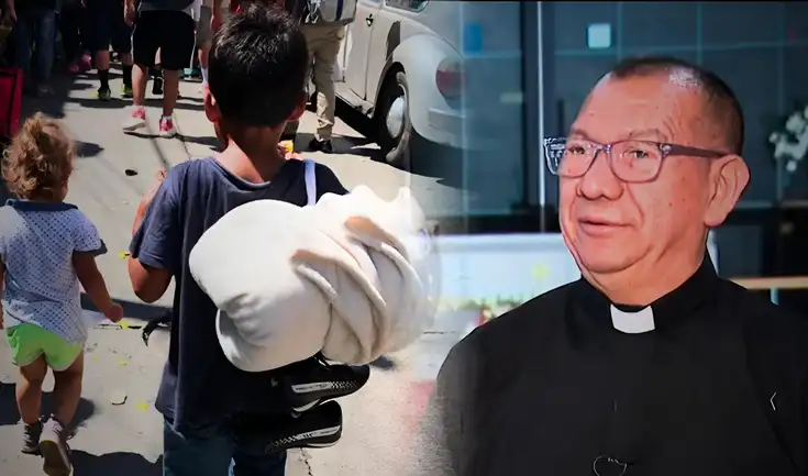 El sacerdote Vidal Rivas asumirá la tutela de menores si sus padres son deportados. El sacerdote Vidal Rivas asumirá la tutela de menores si sus padres son deportados.