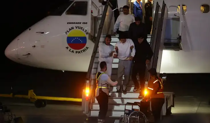 Estados Unidos solicitó el ingresó de un avión con inmigrantes venezolanos deportados a Caracas. Estados Unidos solicitó el ingresó de un avión con inmigrantes venezolanos deportados a Caracas.