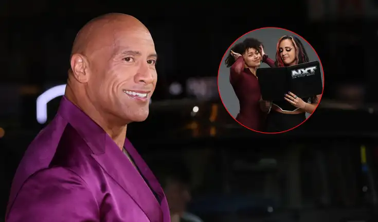 Ava Raine, hija de Dwayne "La Roca" Johnson, confirma su relación con la luchadora Tatyanna Dumas, a través de un video en sus redes.