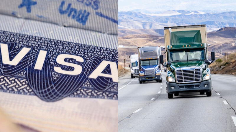 Gobierno de Trump pausa las visas de trabajo para conductores extranjeros de camiones tras accidente mortal en EEUU