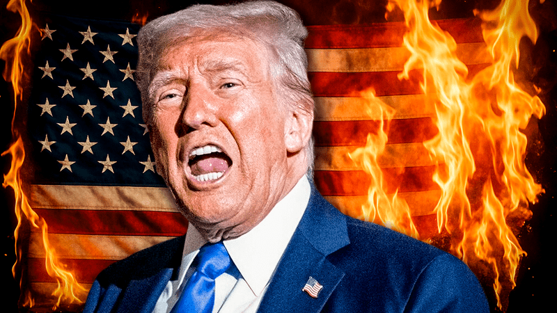 Donald Trump ordenó arrestar a toda persona que queme la bandera de Estados Unidos dentro de territorio nacional