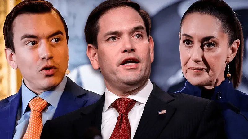 Marco Rubio viajará a México y Ecuador para tratar temas de inmigración, narcotráfico e influencia de China en América Latina