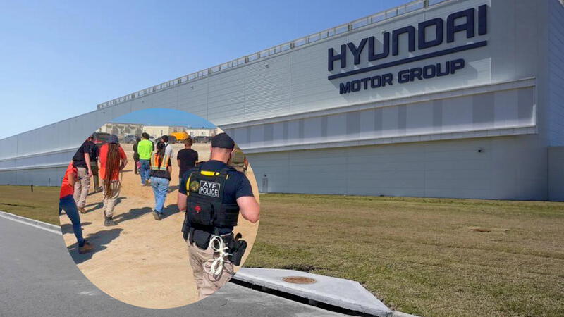 Gran redada en fábrica de autos Hyundai en Estados Unidos acaba con más de 400 inmigrantes detenidos