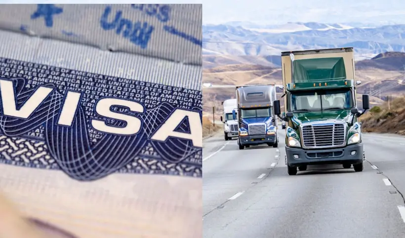 Visas de trabajo en EEUU: Trump pausa el visado para conductores extranjeros de camiones tras accidente mortal