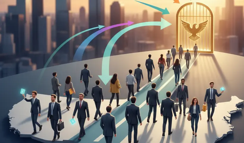 Miles de migrantes viajan a Estados Unidos para buscar una oportunidad laboral.