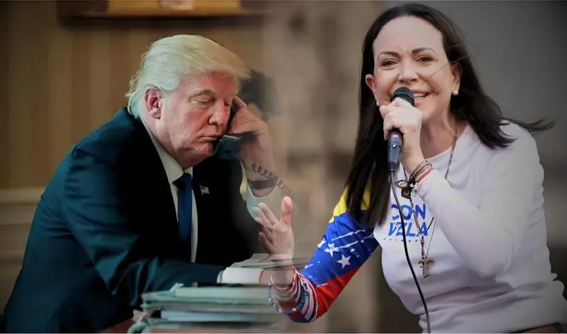 Trump dice que conversó con Corina Machado luego de que recibiera el Premio Nobel de la Paz: "Te lo mereces"