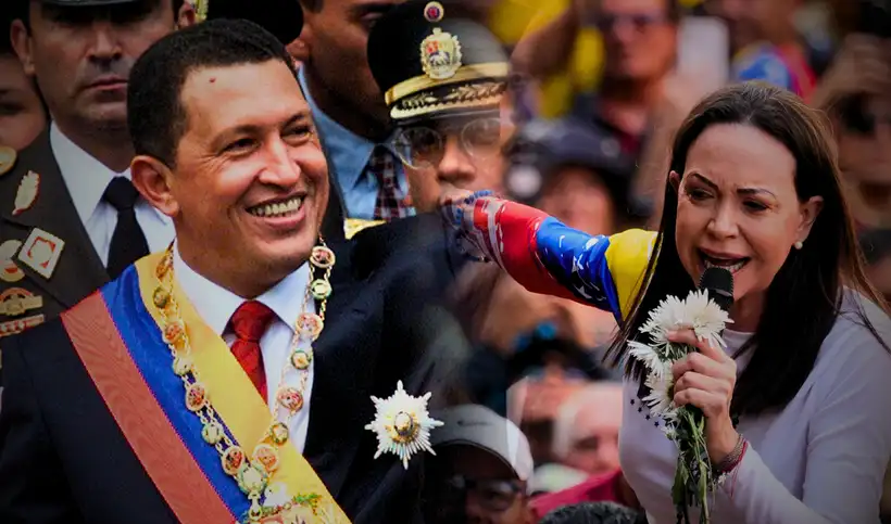 La vez que María Corina Machado encaró a Hugo Chávez y lo acusó de robar: "Dígale la verdad a Venezuela"