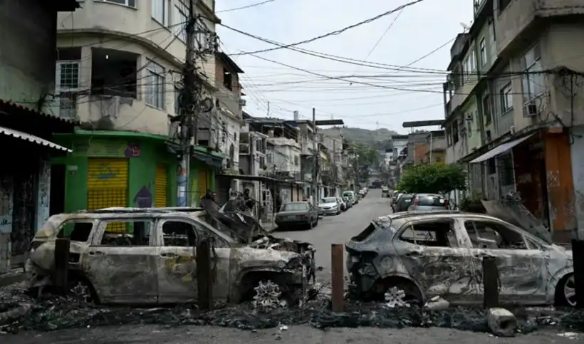 Más de 132 delincuentes fueron asesinados en Río de Janeiro tras realizar un megaoperativo policial.