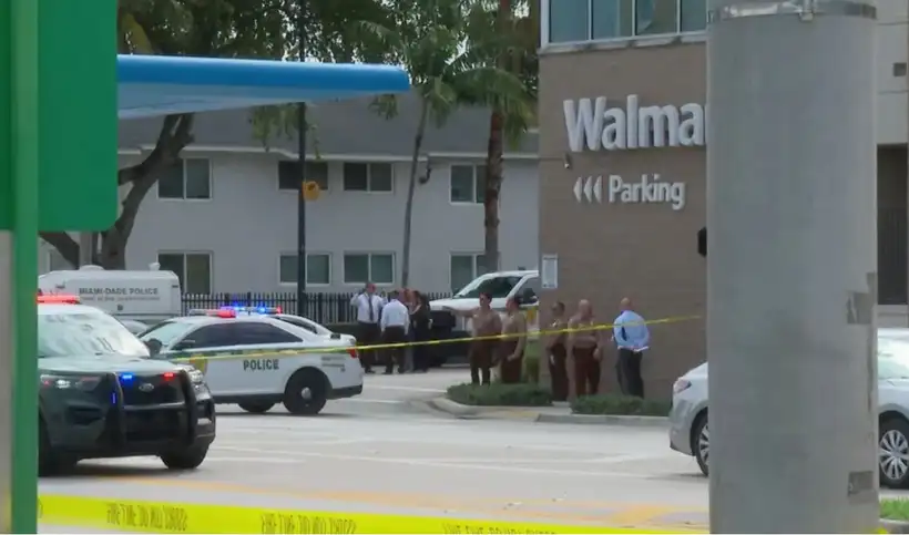 Tiroteo frente a Walmart de Cutler Bay, Miami-Dade, dejó un muerto.