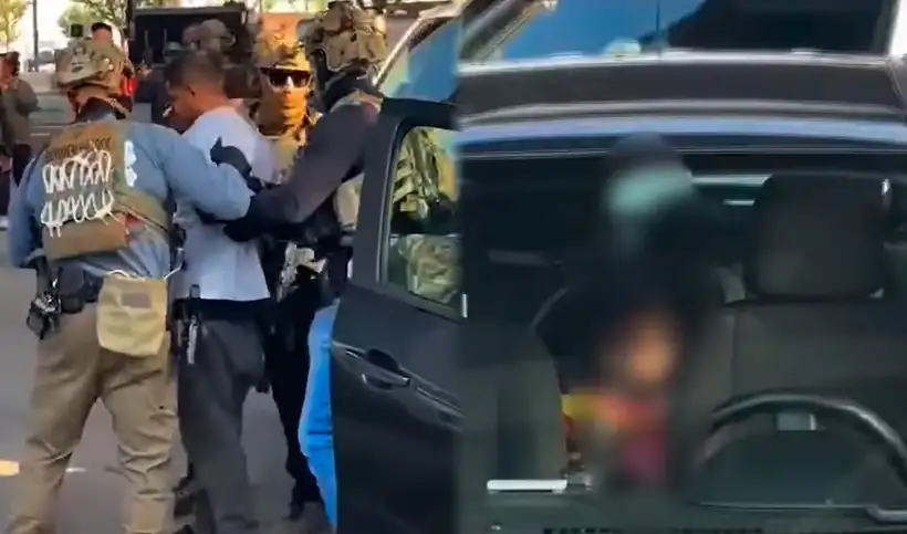 Polémico operativo de ICE en California: agentes de migración trasladan a niña de 2 años tras arrestar a su padre
