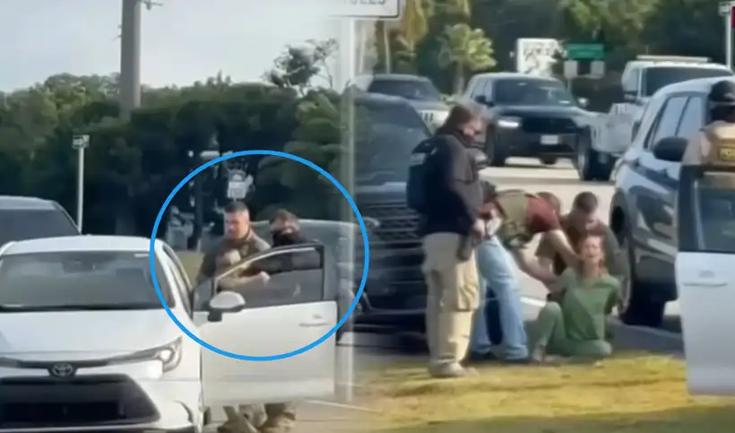 La mujer que trabajaba como enfermera fue arrestada por ICE en plena carretera.