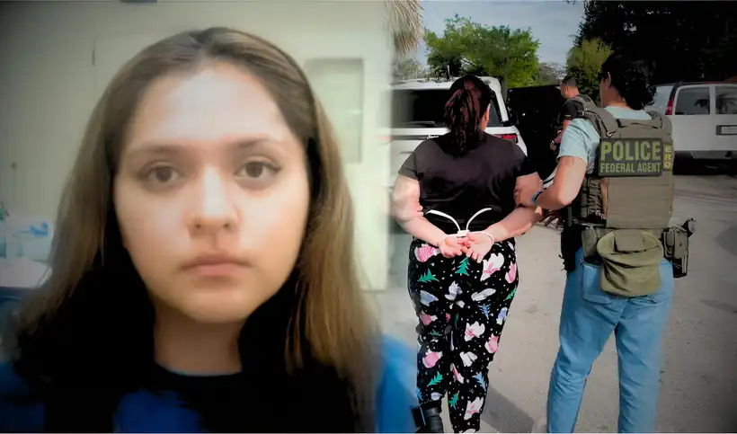 La peruana Nicole Benavente Torres será deportada de Estados Unidos por agredir a sheriff.