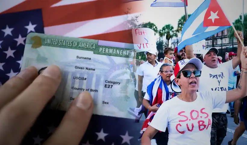 La Ley de Ajuste Cubano permite a cubanos obtener la Green Card en Estados Unidos.